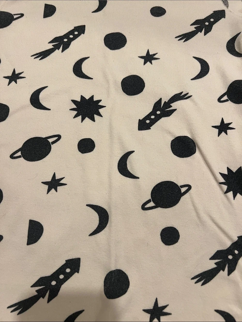 Hanna Andersson Boys Outer Space Short Pajamas Set, size 8